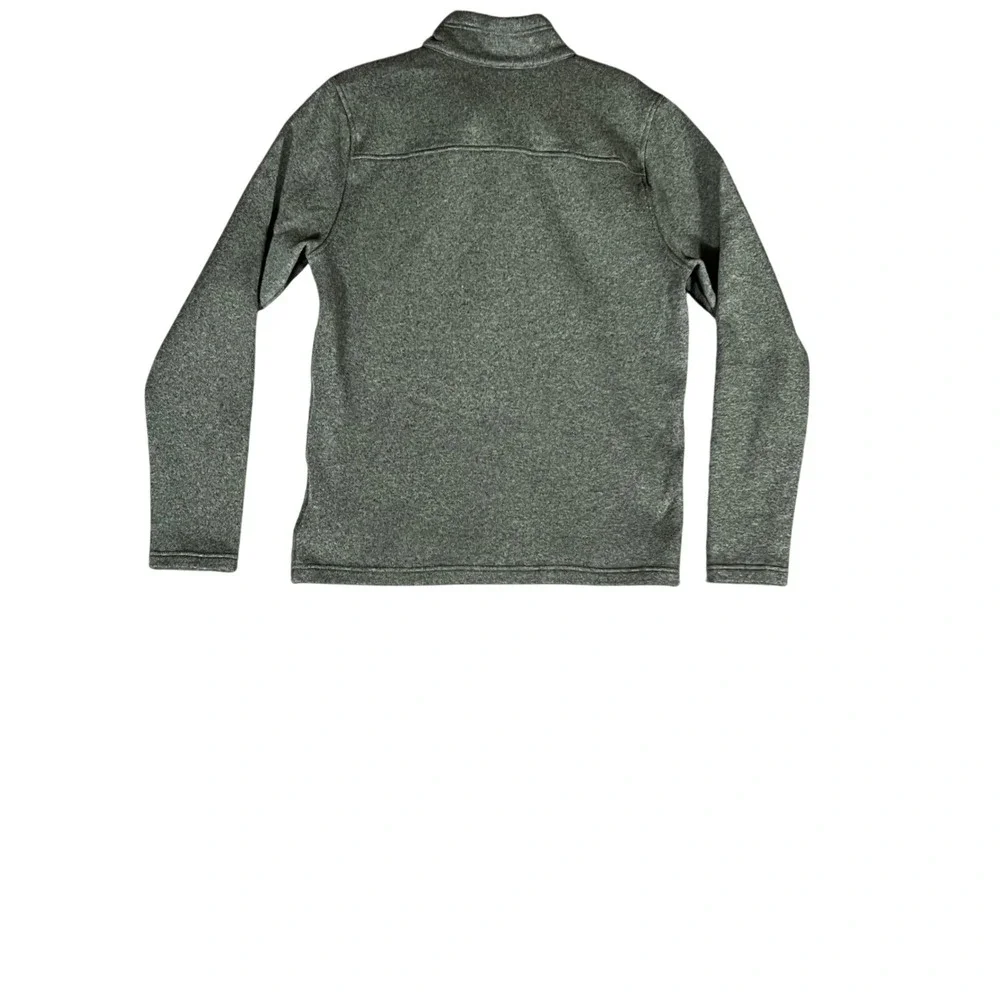 Marmot Mens Quarter Zip Fleece Pullover Olive Green Large L Heathered - Picture 2 of 9